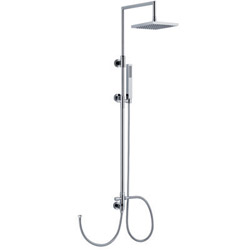 COLONNE DE DOUCHE CARREE QUARELO SANS ROBINETTERIE AVEC CURSEUR**FIN