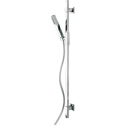 BARRE DE DOUCHE QUADRI COMPLETE D20 H95 CM CHROME