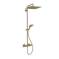 COLONNE DE DOUCHE THERMOSTATIQUE TABULA OR BROSSE