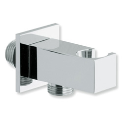 $ APPLIQUE PRISE D'EAU CARREE LAITON CHROME 1/2"