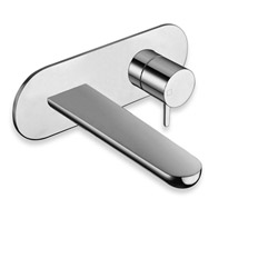 #LAVABO QUEEN MURAL AVEC PLAQUE CHROME