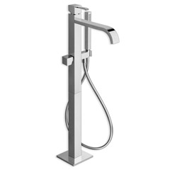 BAIN DOUCHE QUADRI MONOCOLONNE SUR PIED SANS MECANISME CHROME