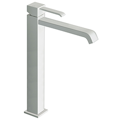 LAVABO MITIGEUR HAUT + VIDAGE BLANC