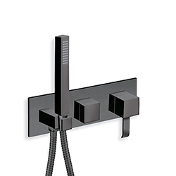 FACADE EXTERNE QUADRI DOUCHE MURALE 3 SORTIES SANS MECANISME EX QM610