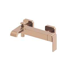 BAIN/DOUCHE QUADRI S MITIGEUR OR ROSE