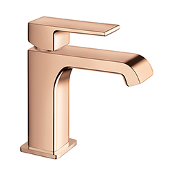 #LAVABO QUADRI S MITIGEUR OR ROSE + VIDAGE***/FIN