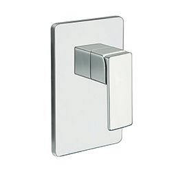 FACADE LAITON MITIGEUR DOUCHE QUADRI S 1 SORTIE CHROME***FIN