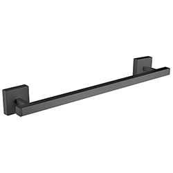 PORTE SERVIETTE QUATTRO 40 CM LAITON NOIR