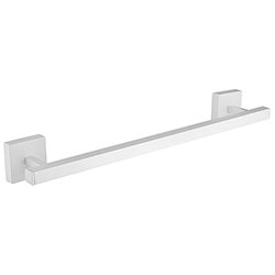 PORTE SERVIETTE QUATTRO 40 CM LAITON BLANC