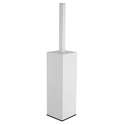 PORTE BALAI QUATTRO A POSER LAITON BLANC