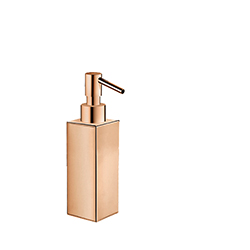 DISTIBUTEUR DE SAVON LIQUIDE A POSER DOMINO OR ROSE BROSSE