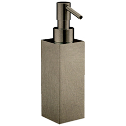 DISTIBUTEUR DE SAVON LIQUIDE A POSER DOMINO METAL BROSSE