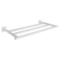 #ETAGERE PORTE SERVIETTES QUATTRO 60/30 CM BLANC