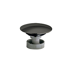 BOUCHON LAITON BONDE UP&DOWN® D64 MM CHROMÉ NOIR