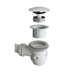 BOUCHON ABS VIDAGE UP&DOWN® D72 MM ADAPTABLE VUP0451 CHROME