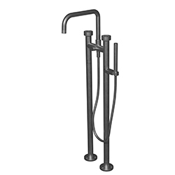 MELANGEUR BAIN DOUCHE SUR PIEDS ROTA METAL BROSSE