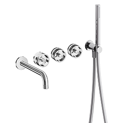 MELANGEUR BAIN DOUCHE ENCASTRE CHROME