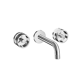LAVABO MELANGEUR MURAL 180 ROTA CHROME
