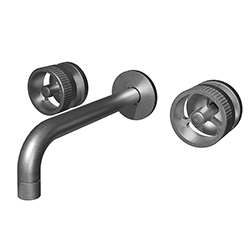 LAVABO MELANGEUR MURAL 180 ROTA METAL BROSSE