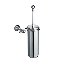 PORTE BALAI EN LAITON REGENCY CHROME