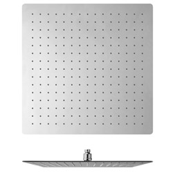 POMME DE DOUCHE SANDWICH CARREE 400 MM INOX ANTICALCAIRE