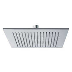POMME DE DOUCHE SLIM LAITON CARRE 20 CM 