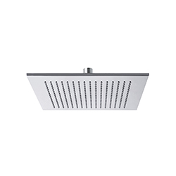 POMME DE DOUCHE SLIM LAITON CARRE 30 CM CHROME