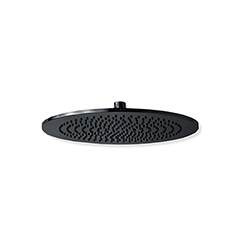 POMME DE DOUCHE SLIM VIENNA LAITON ROND 30 CM NOIRE
