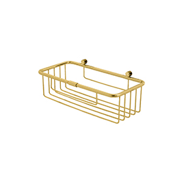 PANIER DE DOUCHE RECTANGULAIRE 25*22*8 CM DORE