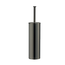 PORTE BALAI A SUSPENDRE LAITON MEDEA CHROME NOIR BROSSE