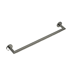 PORTE SERVIETTE MEDEA 48 CM CHROME NOIR BROSSE