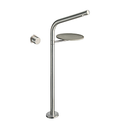 #MITIGEUR LAVABO ENCASTRE SUR PIED AVEC TABLETTE SX***FIN
