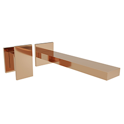 FAÇADE LAVABO MURALE AVEC ROSACES TABULA BEC 230 MM