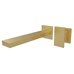 FAÇADE LAVABO MURALE AVEC ROSACES TABULA BEC 230 MM
