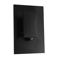 FACADE LAITON MITIGEUR DOUCHE TABULA 2 SORTIES BLACK MAT
