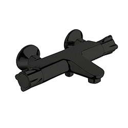 BAIN DOUCHE THETA POIGNEES METAL THERMOSTATIQUE BLACK