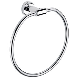 PORTE SERVIETTE ANNEAU ROND GRAND HOTEL CHROME
