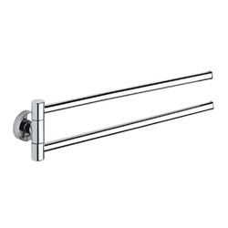 PORTE SERVIETTE GRAND HOTEL DOUBLE ARTICULE CHROME