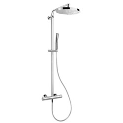 #COLONNE DE DOUCHE THETA OVALE THERMOSTATIQUE CHROME *** FIN