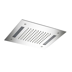 CIEL DE PLUIE PLAFOND CHROMOTHERAPIE CARRE 30 CM AVEC TELECOMMANDE