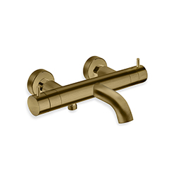 BAIN DOUCHE THERMOSTATIQUE VIEUX BRONZE MAT