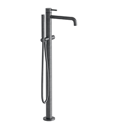 BAIN DOUCHE TRIVERDE MONOCOLONNE SUR PIED SANS MECA METAL BROSSE