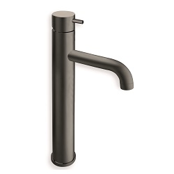 LAVABO TRIVERDE HAUT NOIR + VIDAGE LAITON UP&DOWN®