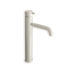 LAVABO TRIVERDE HAUT BLANC + VIDAGE LAITON UP&DOWN®*