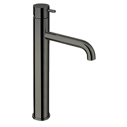 LAVABO TRIVERDE HAUT CHROME NOIR+ VIDAGE LAITON UP&DOWN®