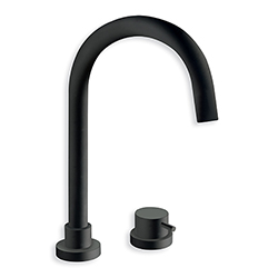 LAVABO TRIVERDE 2 TROUS BLACK MAT + VIDAGE UP&DOWN®