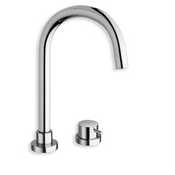 LAVABO TRIVERDE 2 TROUS CHROME + VIDAGE UP&DOWN®