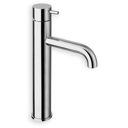 LAVABO MI-HAUT TRIVERDE CHROME + VIDAGE LAITON UP&DOWN®