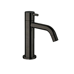 LAVE MAINS TRIVERDE EAU FROIDE POIGNEE TIGE CHROME NOIR BROSSE
