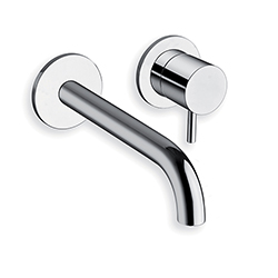 LAVABO MURAL TRIVERDE 2 TROUS BEC 18 CM CHROME EX TV277